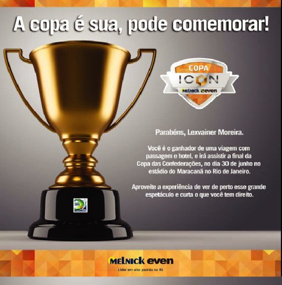 Premiação Copa Icon, Melnick Even